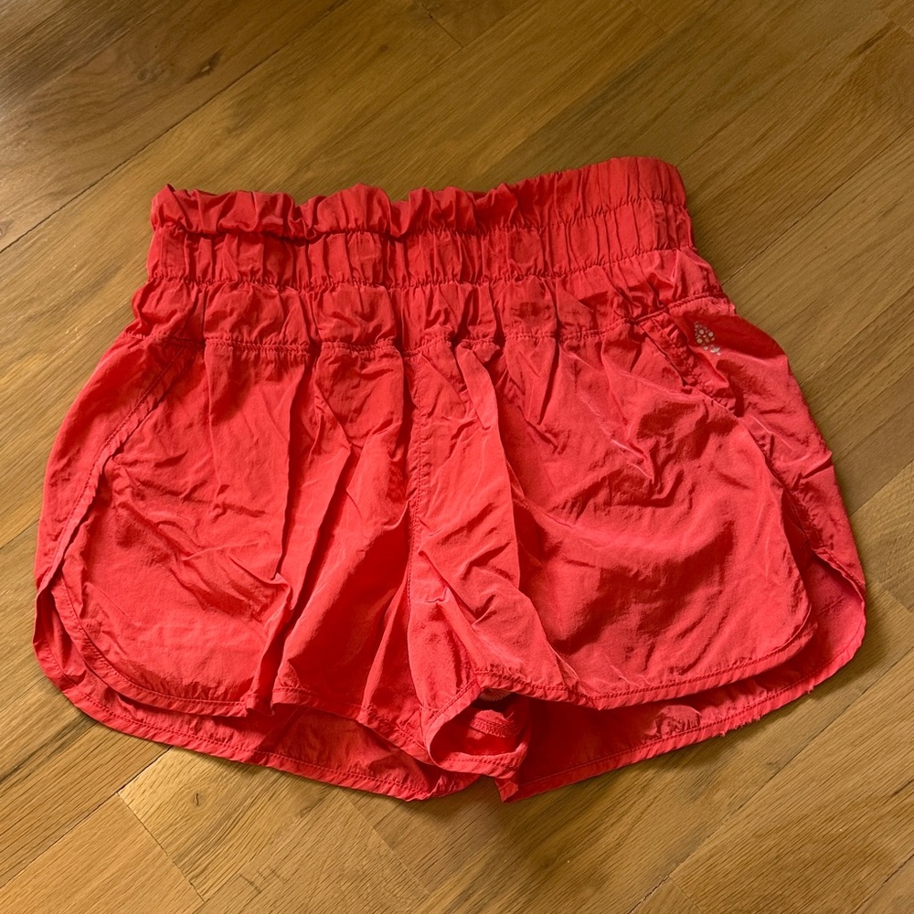 Free People Movement Coral Pink Shorts